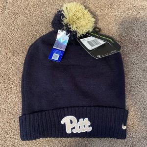 Pitt Removable Pom Beanie Brand New